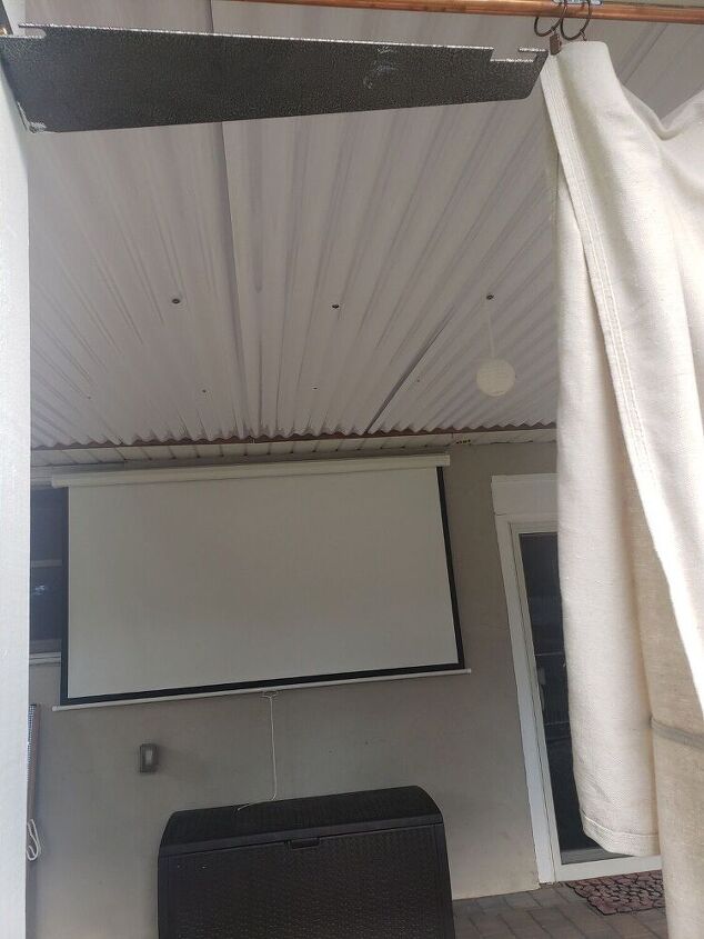 how i turned drop cloths into stunning outdoor curtains