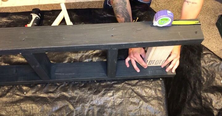 create a cheap diy pergola with an old bunk bed ladder, Add a Rung