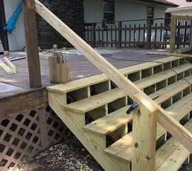 Updating My Deck Part Two: Hand Railings for My New Stairs | Hometalk