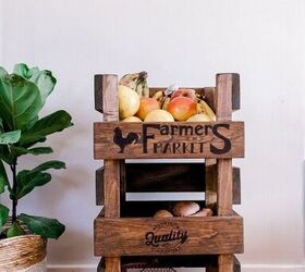 10 surprising storage solutions that will declutter your life, DIY Wooden Produce Storage Rack