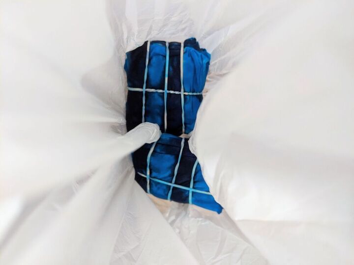 pillow case shibori technique tie dye