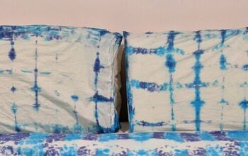 Funda de almohada "Shibori" Técnica de plegado Tie Dye
