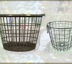 easy wicker look waterproof basket diy garden craft