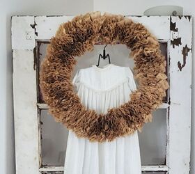 easy coffee filter wreath