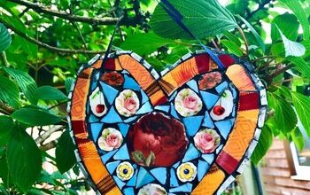 Love Heart Art for Your Home From Broken Crockery