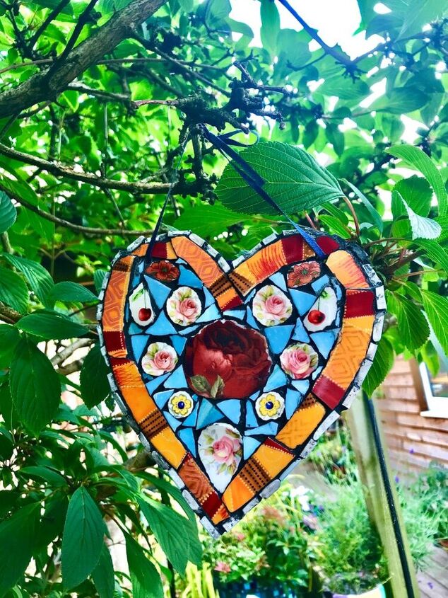 arte de corazn de amor para su hogar a partir de vajilla rota, Arte Picassiette