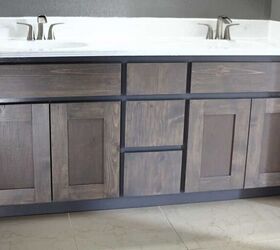 how to make diy cabinet doors and drawer covers for bathroom vanity