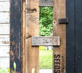 how to build the cutest garden gate from scrap wood in an hour