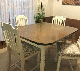 dining room table makeover