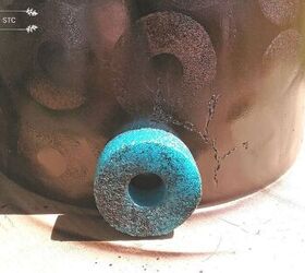 Cut up a pool noodle to make this beautiful accent for your backyard