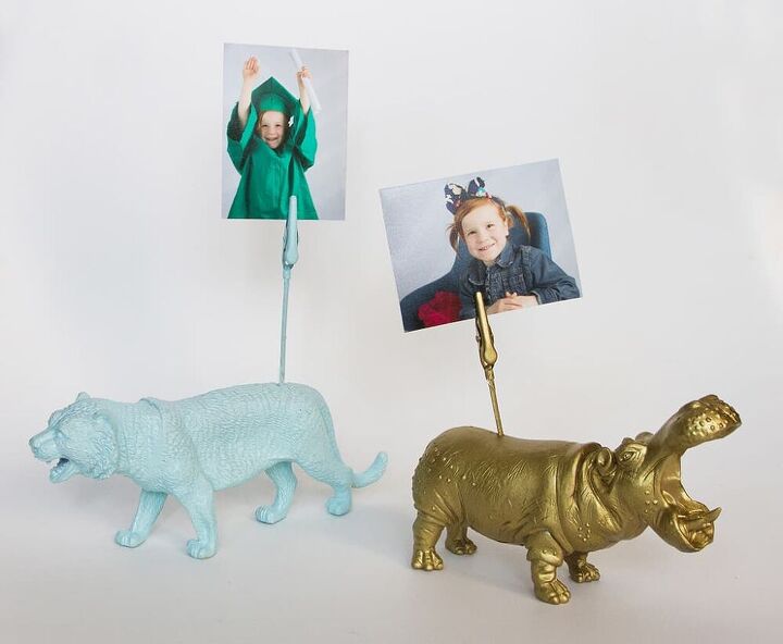 how to make a cute diy toy photo or place card holder