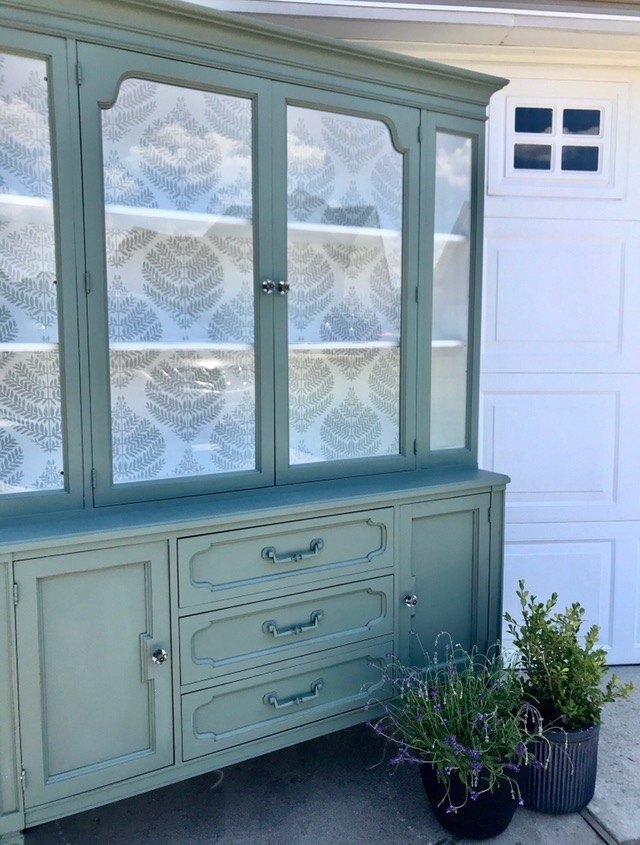 china cabinet makeover