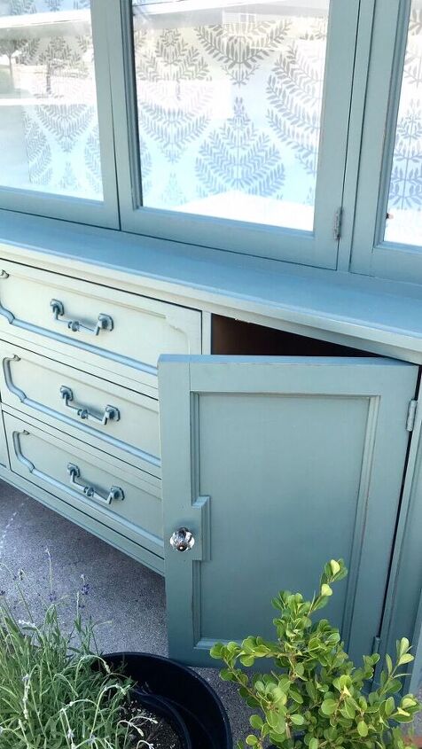 china cabinet makeover