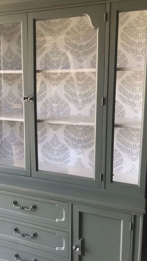 china cabinet makeover