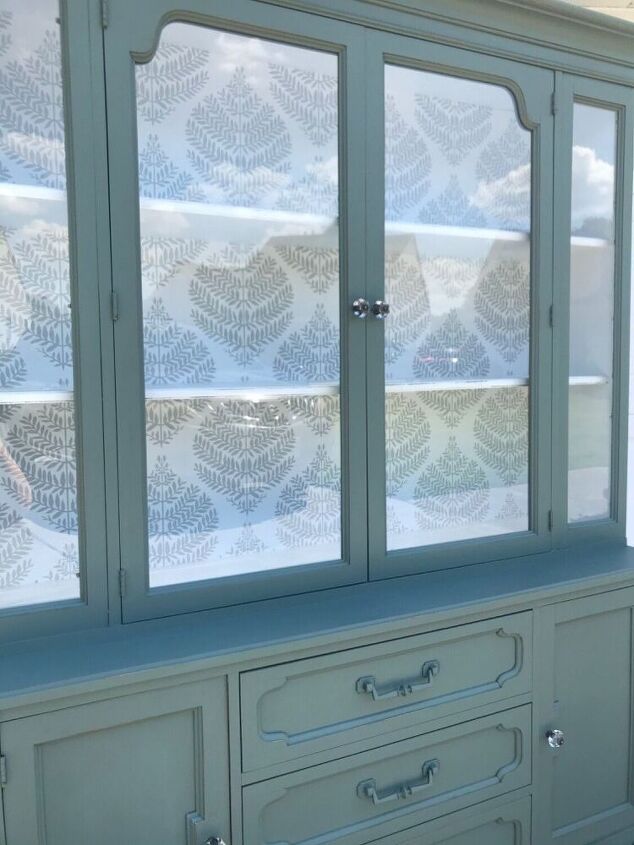 china cabinet makeover