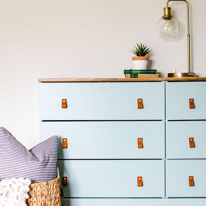 s give your old furniture a stylish upgrade with these 10 ideas, Make leather drawer pulls