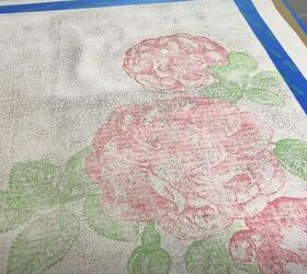stamp your way to a beautiful drop cloth rug, DIY Layered Stamps