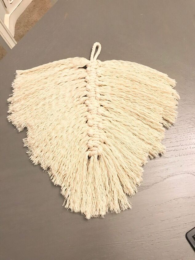 diy macrame palm leaf