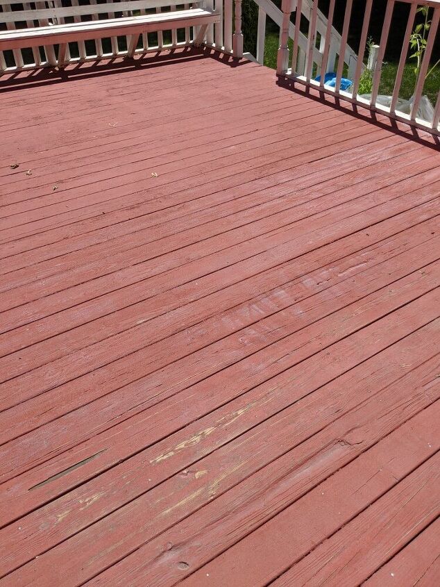 q how to strip behr deck redo paint off deck