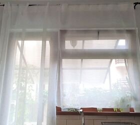 5 minute no sew roller shades, BEFORE