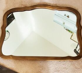 diy anthropologie vintage inspired mirror from old dresser mirror