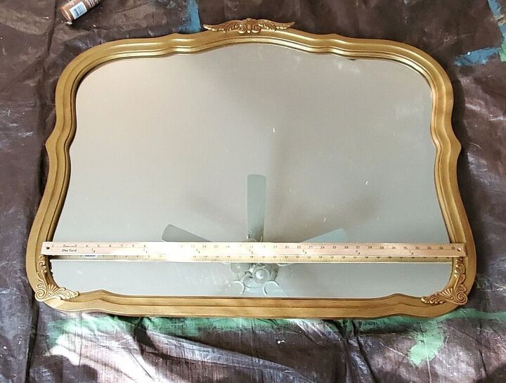 faa voc mesmo transformar um espelho antigo em estilo vintage, R gua no espelho para ajudar na coloca o