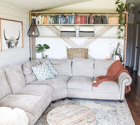 a multi purpose solution for a small living room diy bookshelf