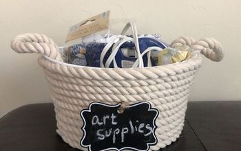 DIY Dollar Tree Rope Basket