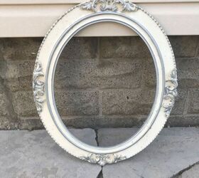 farmhouse makeover on a broken mirror