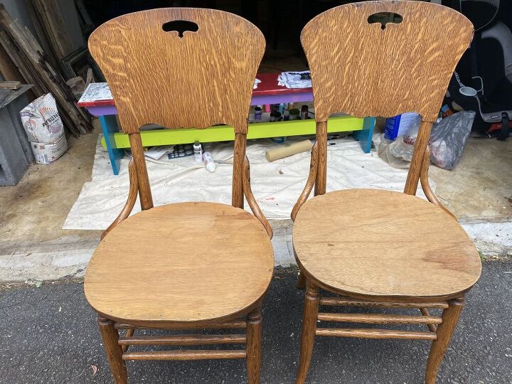 How do I make and attach cushions to these chairs?