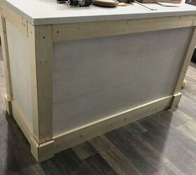 turning base cabinets into an island