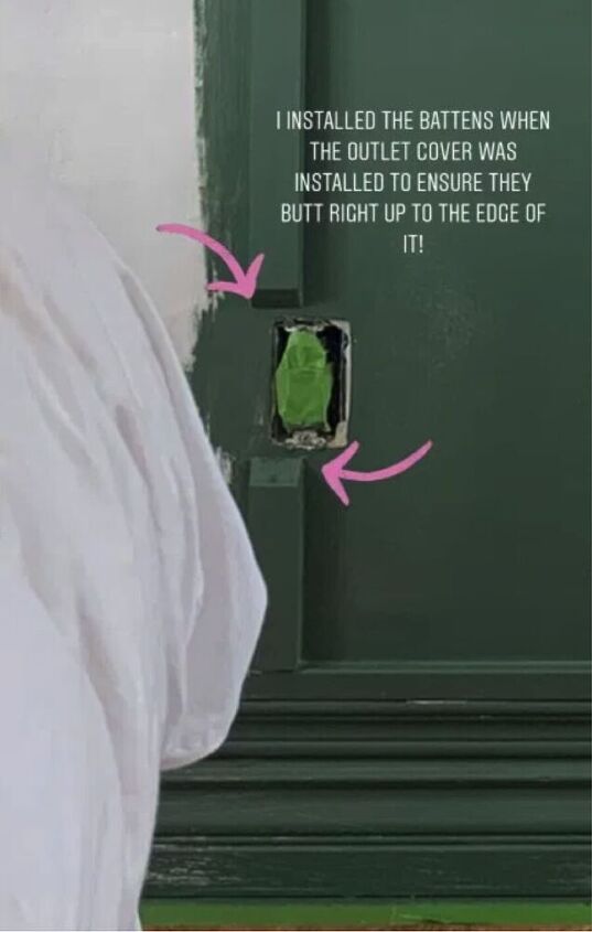 board and batten without removing baseboards