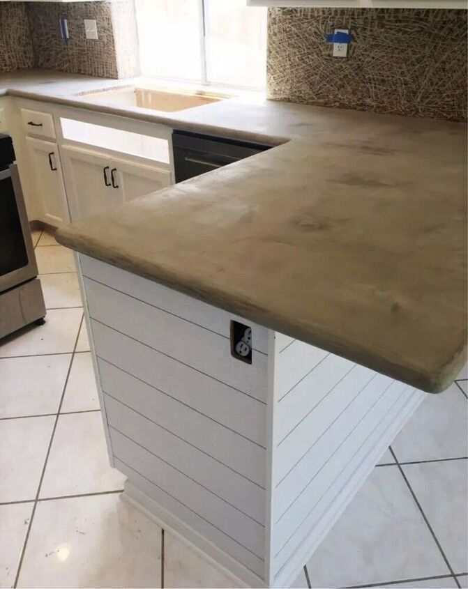 diy concrete countertops