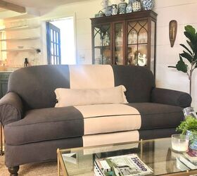 How to Cut and Pin a Sofa Slipcover.