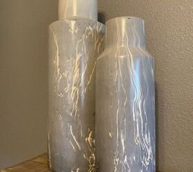 diy spray painted vases