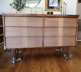 The simple way she adds a little pop of interest to old dresser drawers