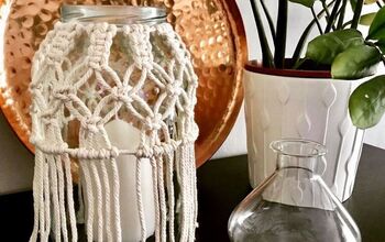 Macrame Jar Cover | Beautiful BOHO DECOR