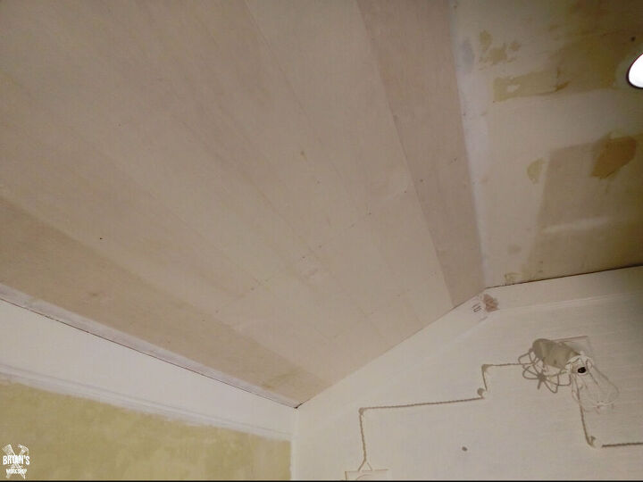ceiling flip upstairs hallway remodel 2