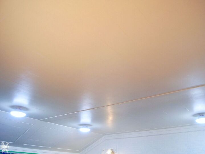 ceiling flip upstairs hallway remodel 2