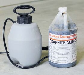 how to acid stain a concrete floor