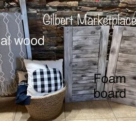 DIY Faux Wooden Boards