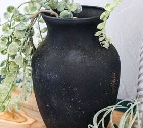 diy vintage pottery made from upcycled vase