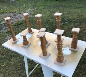stair spindle candle sticks