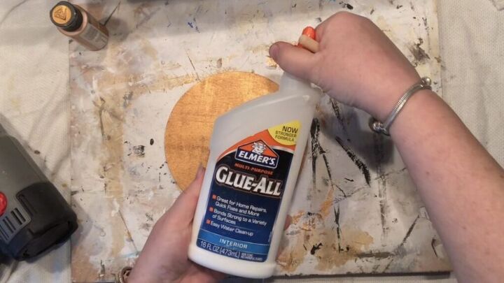 how to crackle paint with elmer s glue