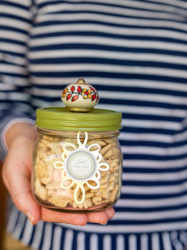 13 ideas de tarros de sobras que puedes hacer en menos de una hora, Tarros de vidrio con pomo