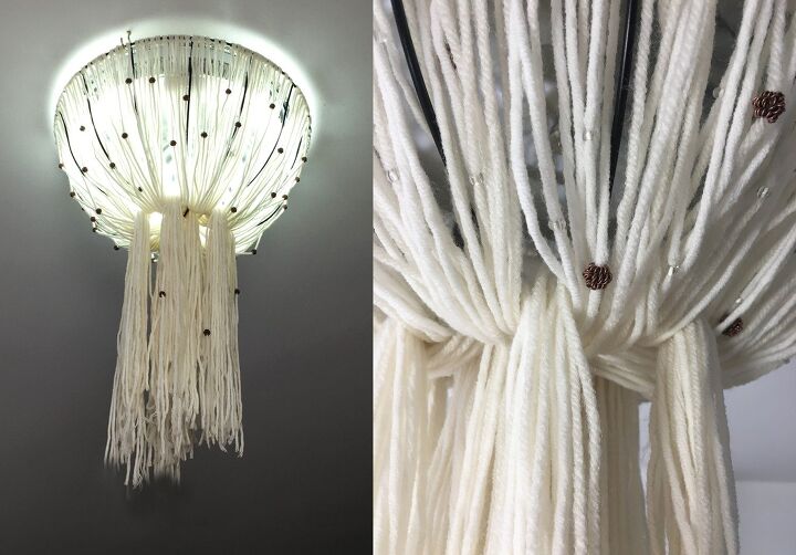 s save hundreds on new lighting with these 13 diy upgrades, Cover an Ugly Ceiling Light