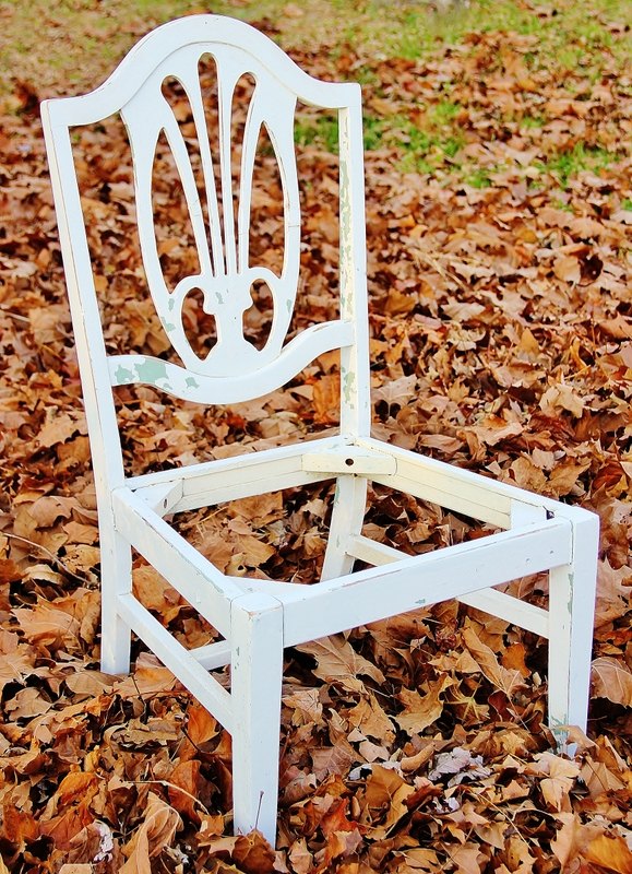 chair with built in cookbook rack