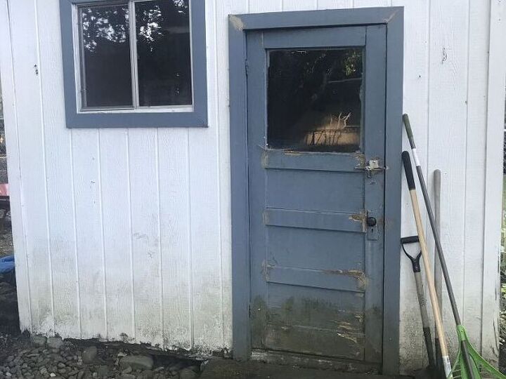 q how do i go about replacing siding and restoring the door