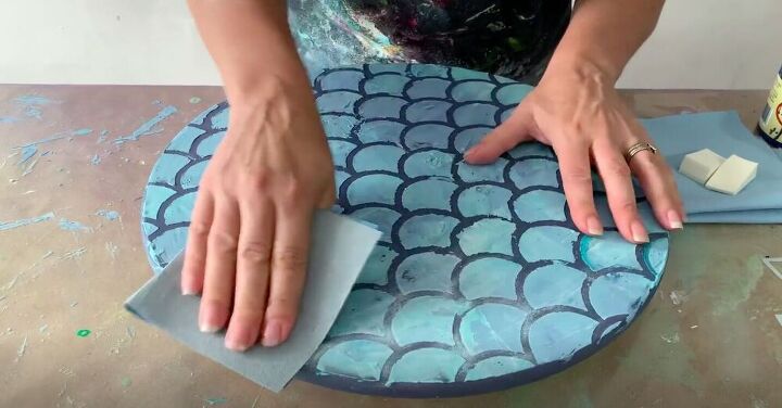 aprenda uma tcnica fcil de azulejos falsos que parece real, areia novamente