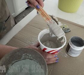 how to paint a faux concrete finish